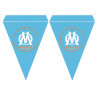 guirlande personnalisée prénom foot décoration anniversaire OM olympique de marseille chez Déco à thème