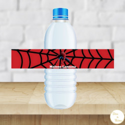 étiquette spiderman pour anniversaire spiderman