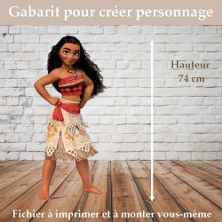 copy of Gabarit simba assis pour créer un personnage décoration anniversaire et baptême roi lion
