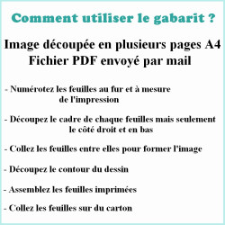 copy of Gabarit simba assis pour créer un personnage décoration anniversaire et baptême roi lion