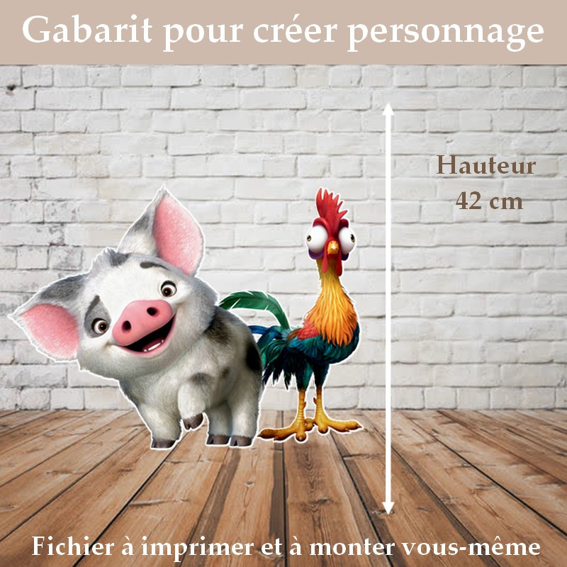 copy of Gabarit simba assis pour créer un personnage décoration anniversaire et baptême roi lion