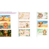 Toile de fond anniversaire roi lion
