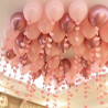 decoration ballon au plafond rose gold