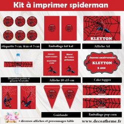 kit spiderman pour...